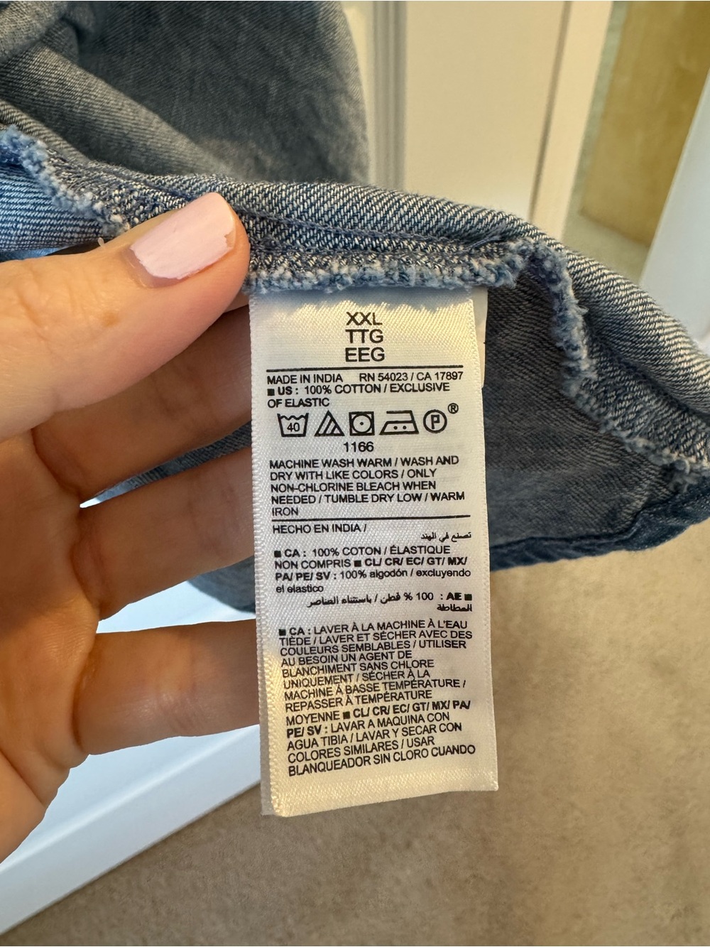 Old Navy Jean Mini Swing Dress - Picture 7 of 10